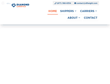Tablet Screenshot of dlfreight.com
